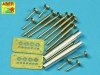 Aber 35L-197 Barrels for British WWI Tank Mk.V (Male, Female or Hermaphrodite) for 6 pdr (57mm) gun x 2pcs. 8mm Hotchkiss m.1909 x 6pcs. (1:35)